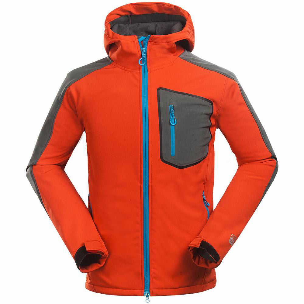 Men’s Outdoor Soft Shell Jacket for Mountaineering and Leisure Sports