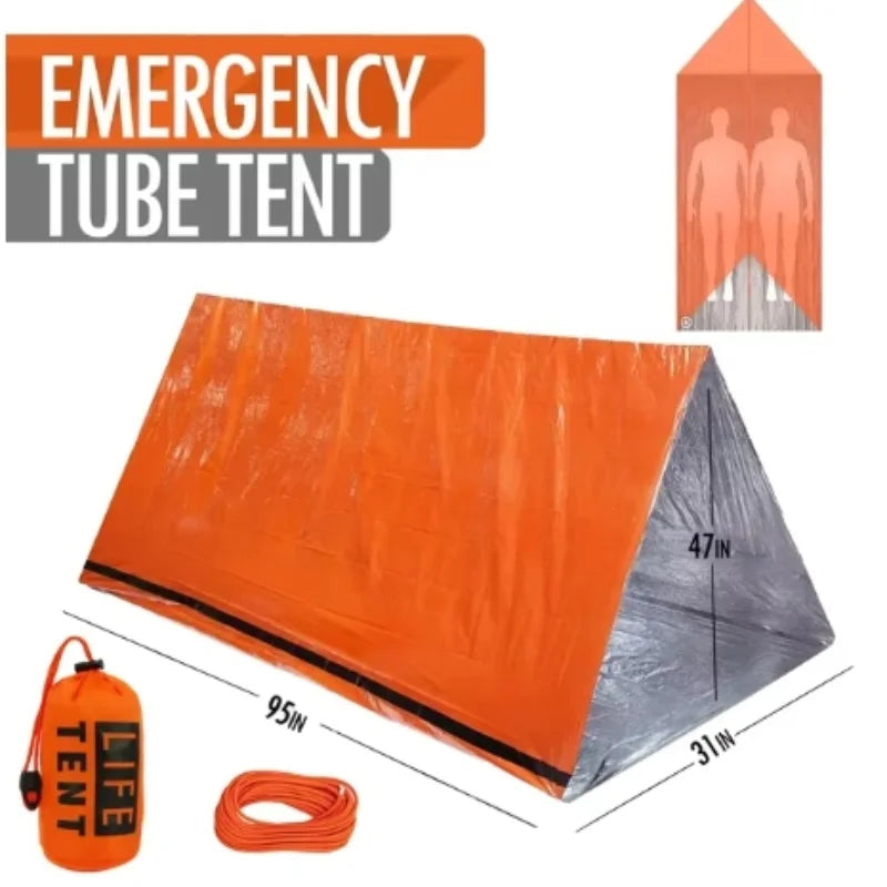 2 Person Emergency Tent Waterproof Camping Travel Outdoor Shelter