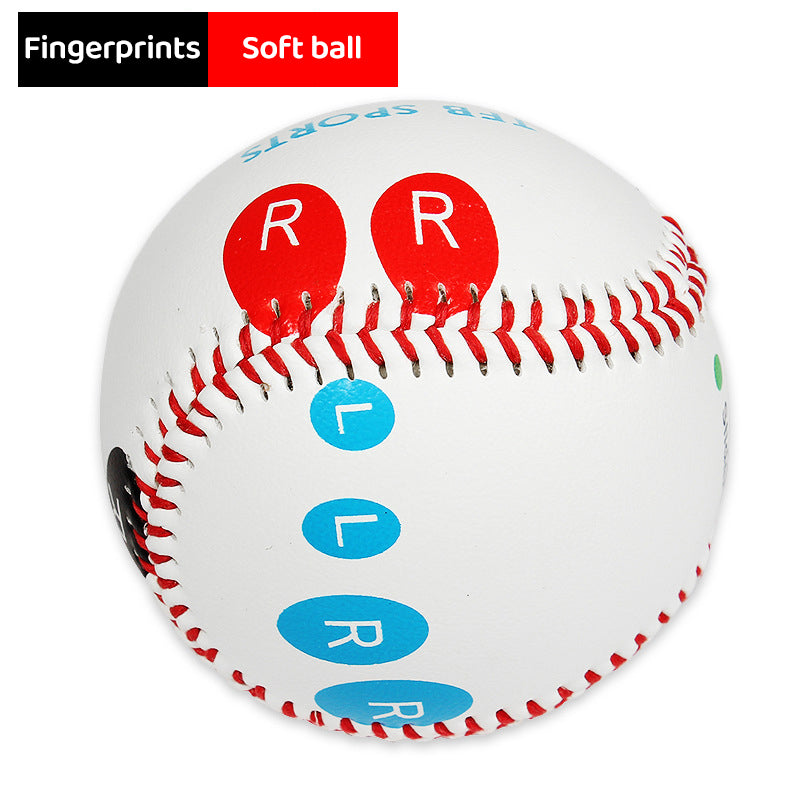 9 Inch Training Baseball With Finger Placement Markers Pitching Aid