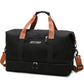 Nylon Duffel Bag for Travel – Large Capacity, Foldable, Shoe Compartment – Men & Women