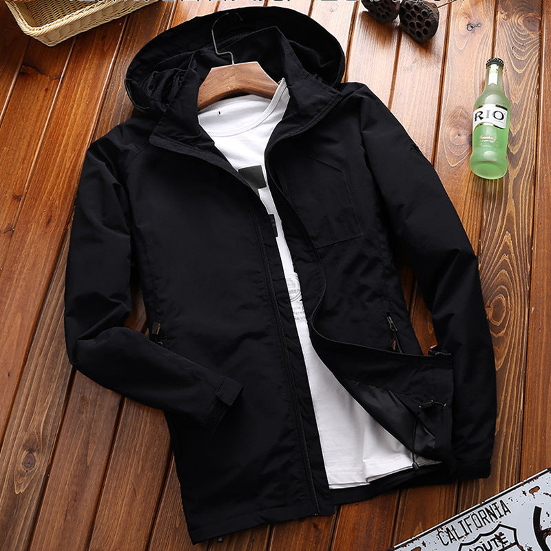 Men Autumn Winter Outdoor Mountaineering Suit Velvet Casual Jacket