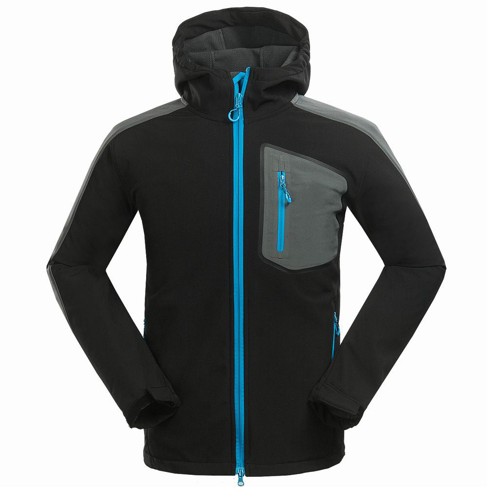Men’s Outdoor Soft Shell Jacket for Mountaineering and Leisure Sports