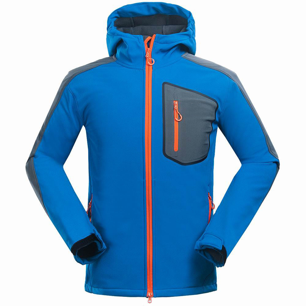 Men’s Outdoor Soft Shell Jacket for Mountaineering and Leisure Sports