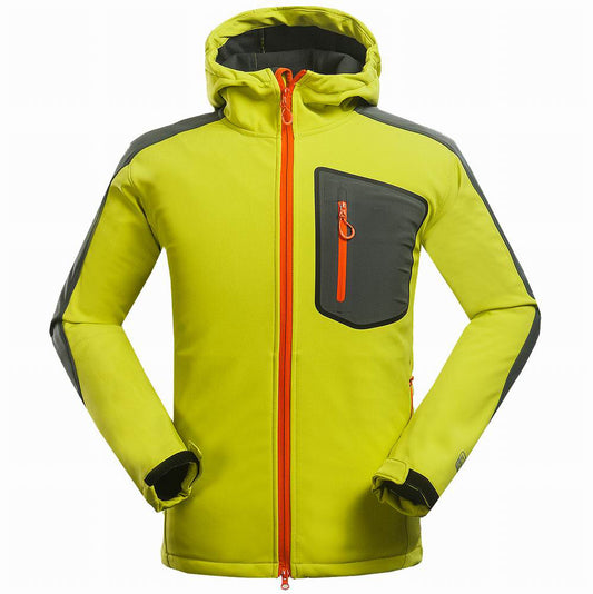 Men’s Outdoor Soft Shell Jacket for Mountaineering and Leisure Sports
