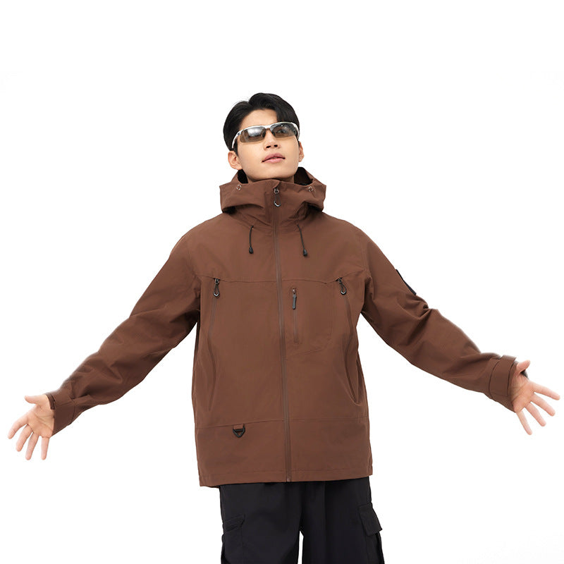 Autumn Winter Outdoor Waterproof Warm Couple Jacket Camping Mountaineering