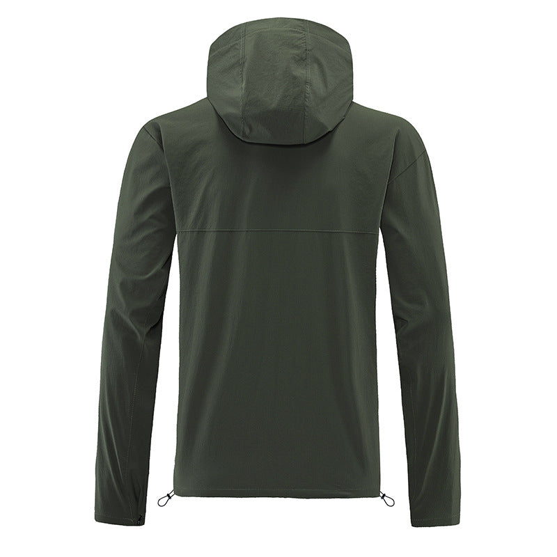 Men Outdoor Sports Jacket Waterproof Windbreaker Quick Dry Mountaineering