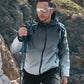 Men Hooded Raincoat Outdoor Windproof Waterproof Mountaineering Shell Jacket