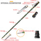 Outdoor Tactical Walking Stick Folding Alpenstock Hiking Camping Tool