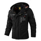Men Casual Hooded Windbreaker Waterproof Soft Shell Winter Jacket