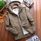 Men Autumn Winter Outdoor Mountaineering Suit Velvet Casual Jacket