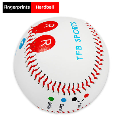 9 Inch Training Baseball With Finger Placement Markers Pitching Aid
