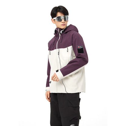 Autumn Winter Outdoor Waterproof Warm Couple Jacket Camping Mountaineering