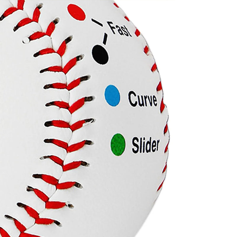 9 Inch Training Baseball With Finger Placement Markers Pitching Aid