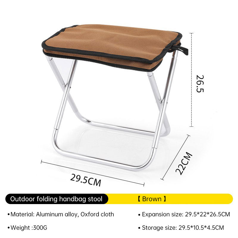 Ultra Light Folding Camping Chair Portable Travel Outdoor Bench