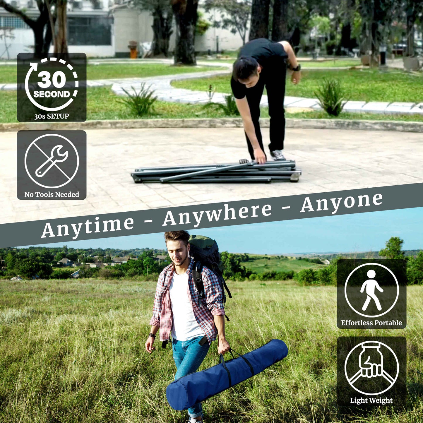Universal Hammock With Medium Stand Outdoor Relaxation SetAbout the Product: