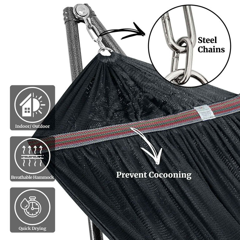 Universal Hammock With Medium Stand Outdoor Relaxation SetAbout the Product: