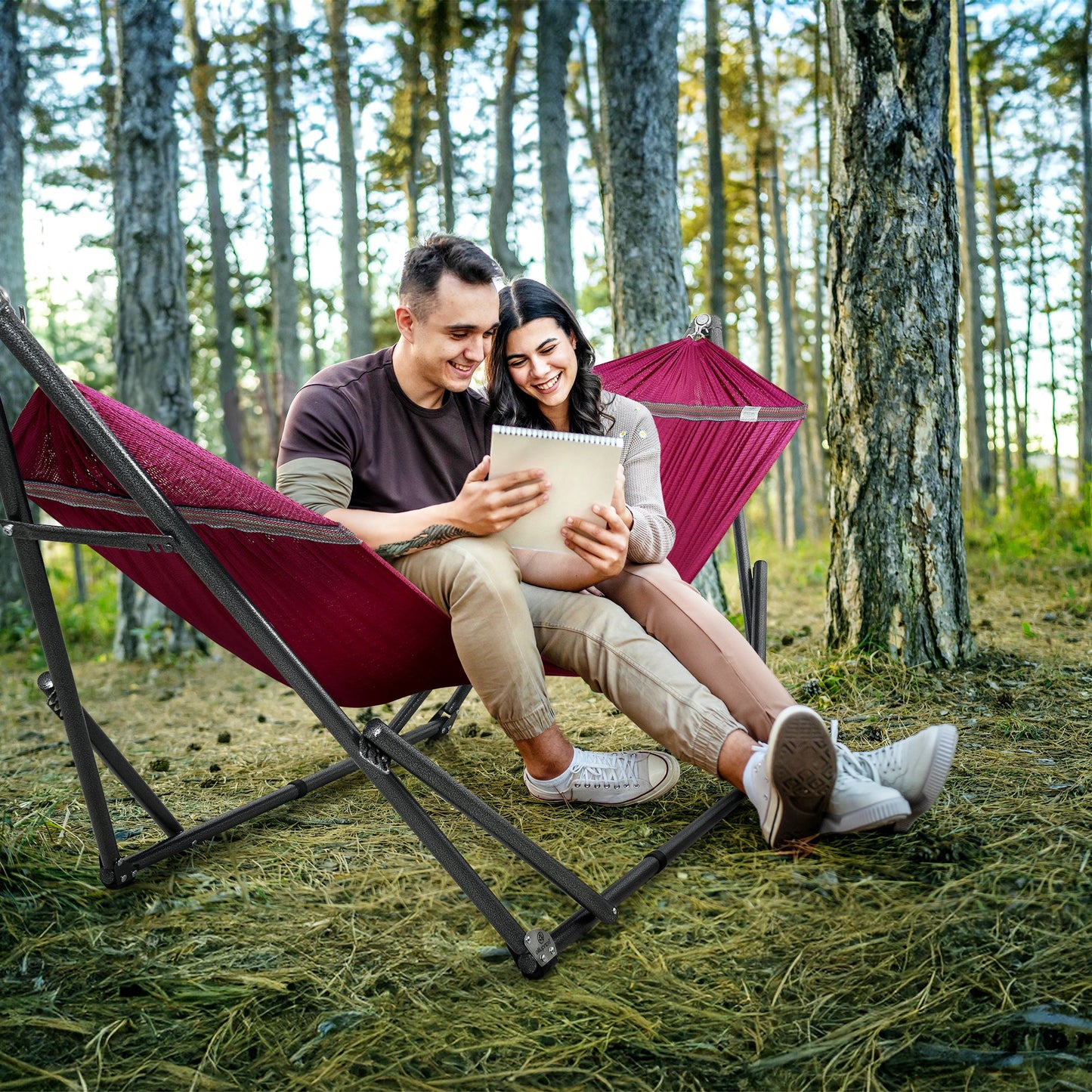 Universal Hammock With Medium Stand Outdoor Relaxation SetAbout the Product:
