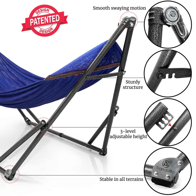 Universal Hammock With Medium Stand Outdoor Relaxation SetAbout the Product: