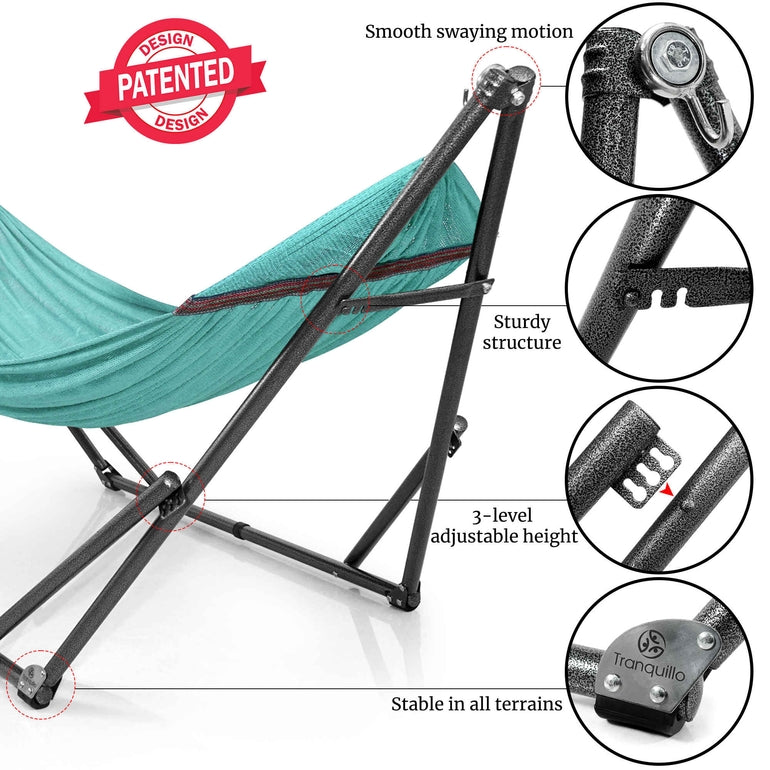 Universal Hammock With Medium Stand Outdoor Relaxation SetAbout the Product: