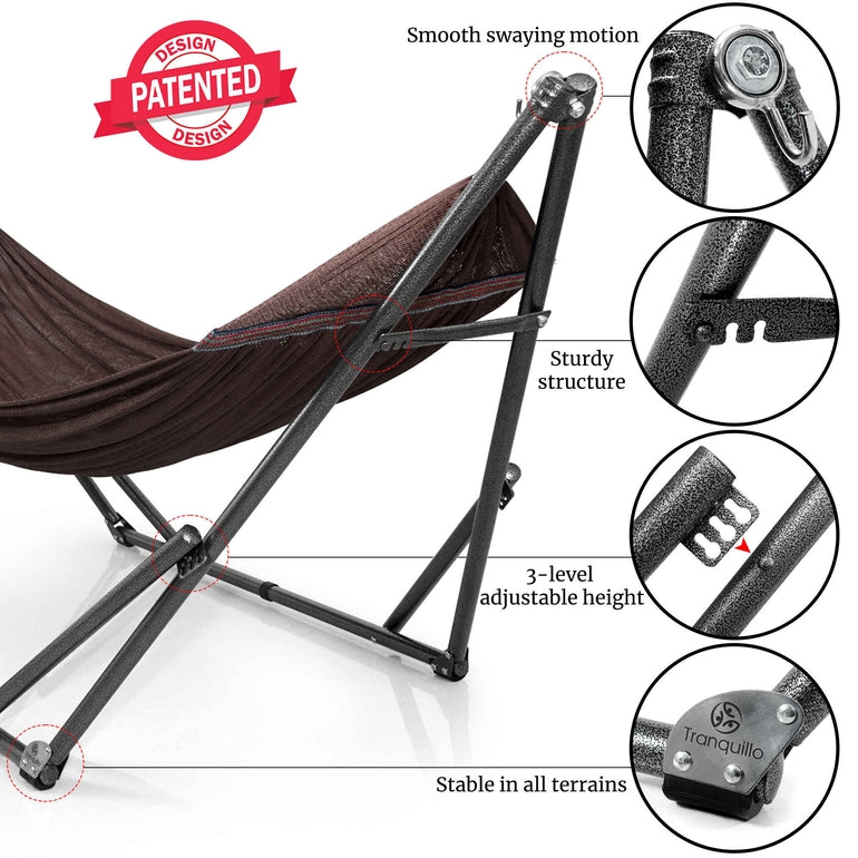 Universal Hammock With Medium Stand Outdoor Relaxation SetAbout the Product: