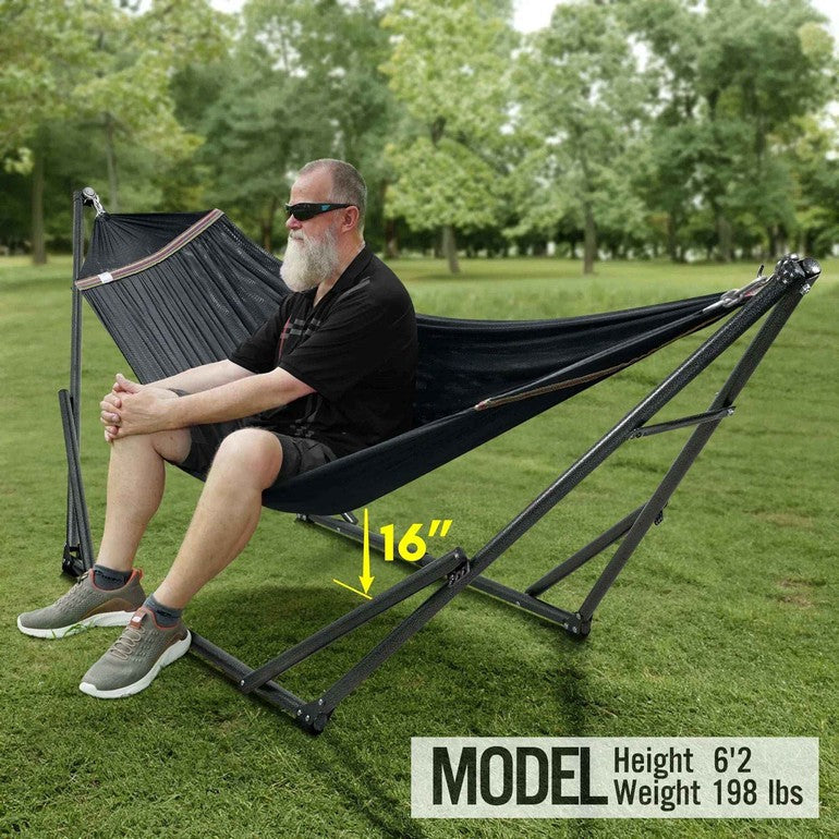 Universal Hammock With Medium Stand Outdoor Relaxation SetAbout the Product:
