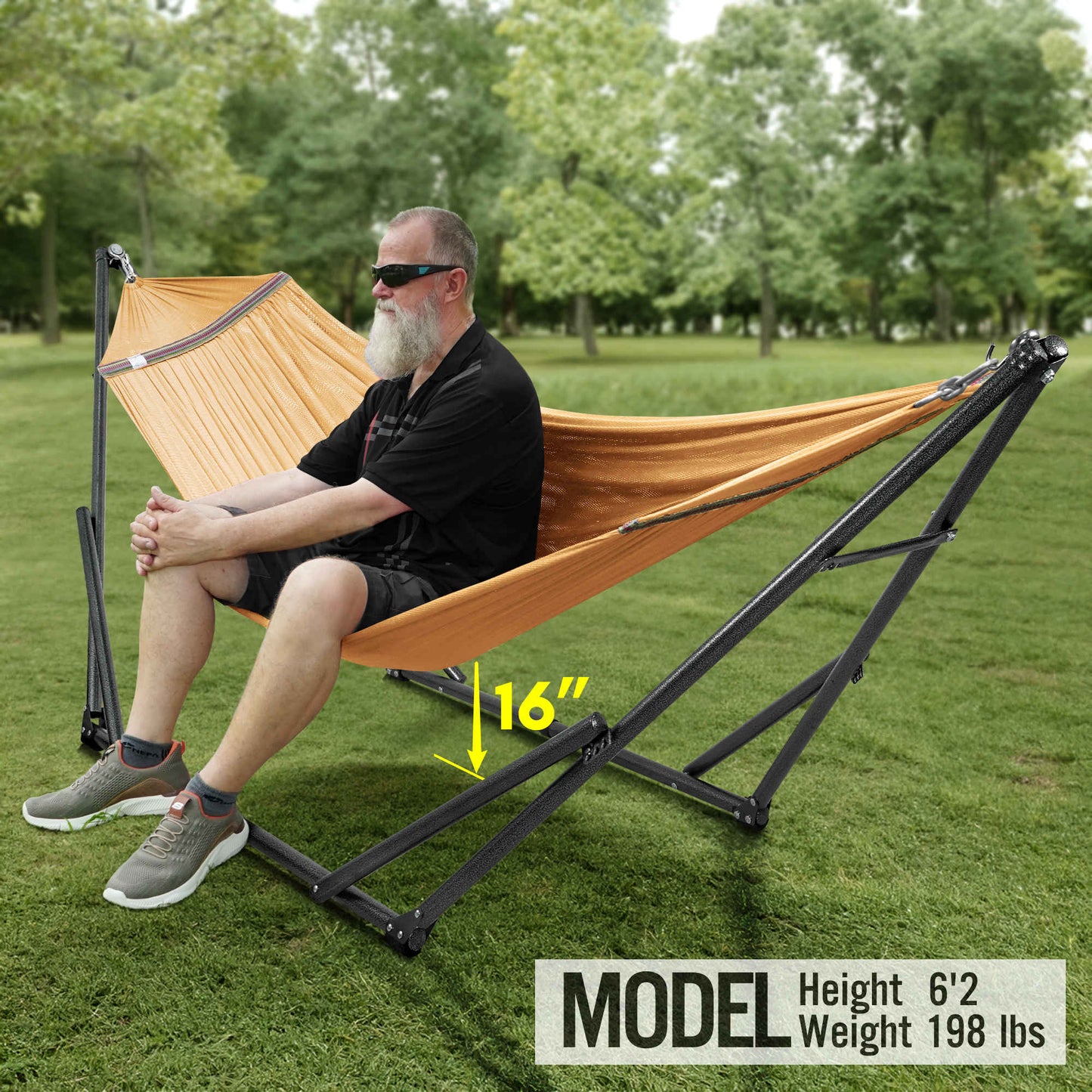 Universal Hammock With Medium Stand Outdoor Relaxation SetAbout the Product: