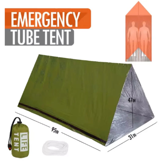 2 Person Emergency Tent Waterproof Camping Travel Outdoor Shelter