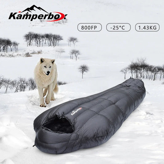 Winter Sleeping Bag Ultralight Outdoor Camping Warm Down Gear