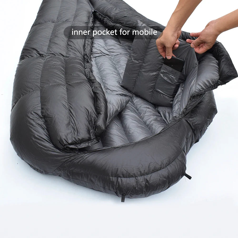 Winter Sleeping Bag Ultralight Outdoor Camping Warm Down Gear