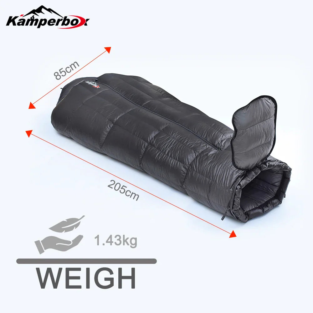 Winter Sleeping Bag Ultralight Outdoor Camping Warm Down Gear