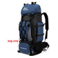 90L Waterproof Hiking Backpack Large Capacity Camping Trekking Travel