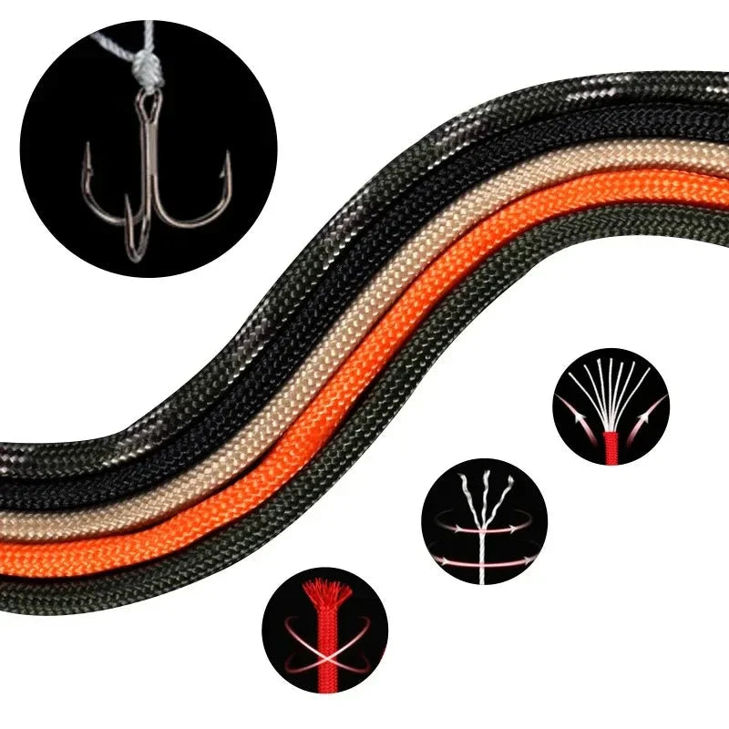 7 Core 550 Paracord Rope 4mm Polyester Survival Cord