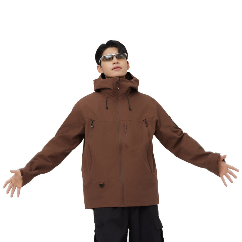 Autumn Winter Outdoor Waterproof Warm Couple Jacket Camping Mountaineering