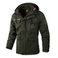 Men Casual Hooded Windbreaker Waterproof Soft Shell Winter Jacket