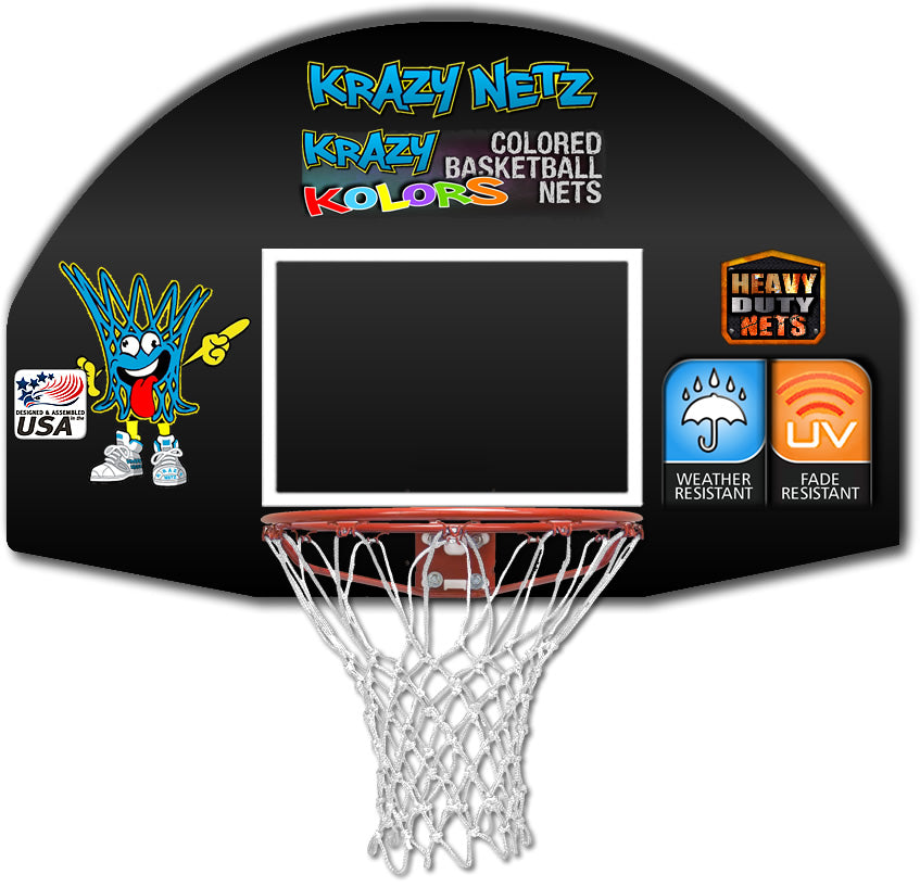 Heavy Duty Brilliant White Basketball Rim Net