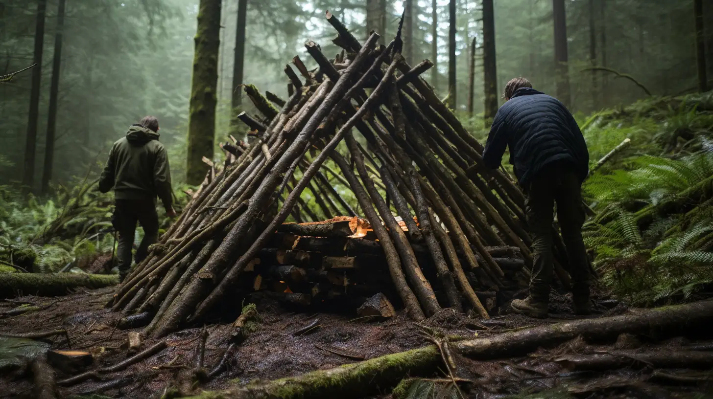 Building a Shelter in the Wild